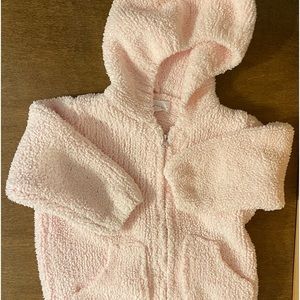 Angel Dear Zip Up Sweater - Light Pink